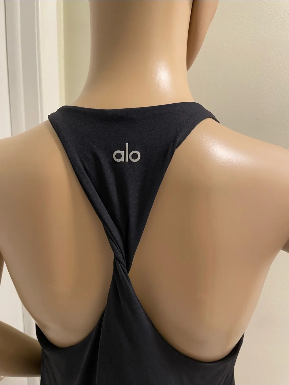 ALO Yoga Black Muscle Tank Top